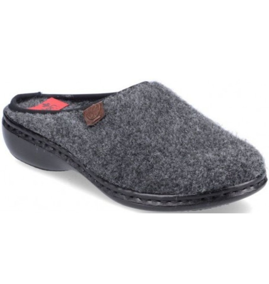 Women'S Shoes Shoesissime Slippers | Rieker 659A4-45 Silver Grey