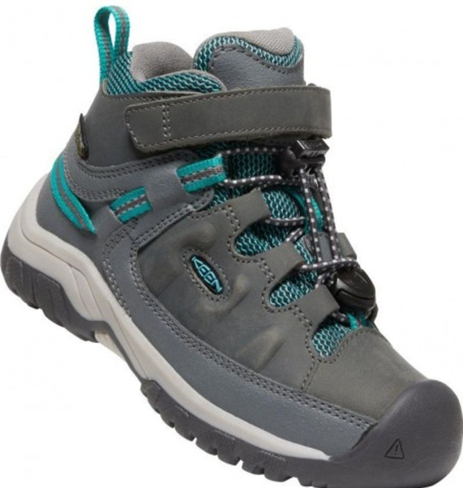 Kids Shoes Shoesissime Fall Boots | Keen Targhee Mid Wp 1026298 Silver Grey