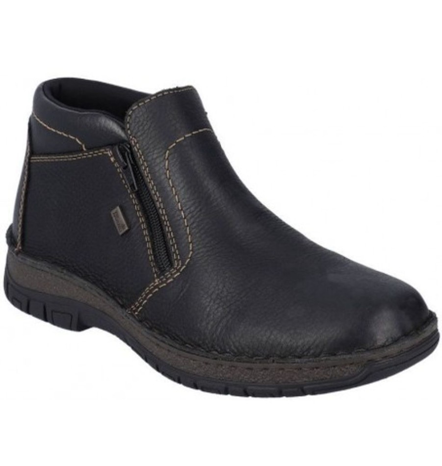 Men'S Shoes Shoesissime Winter Boots | Rieker 05173-00 Black