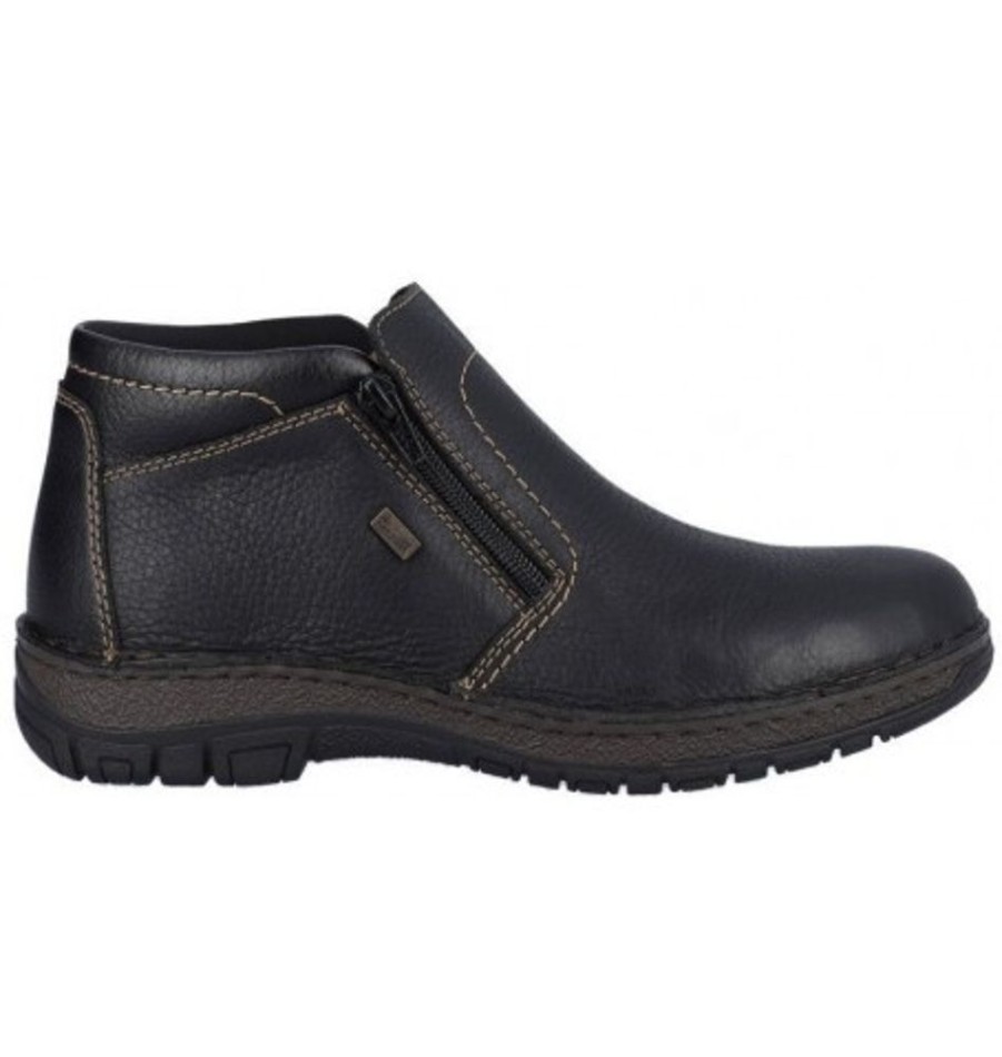 Men'S Shoes Shoesissime Winter Boots | Rieker 05173-00 Black