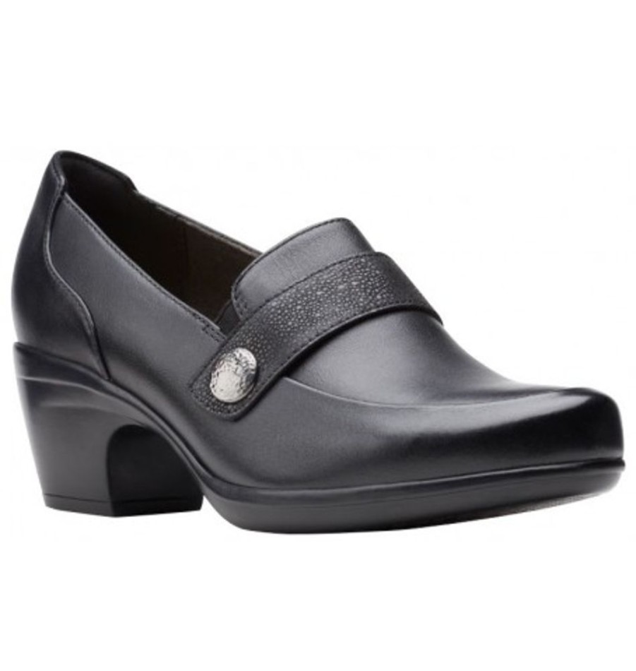 Women'S Shoes Shoesissime Shoes | Clarks Emily Andria 26154906 Black