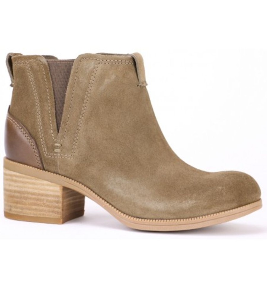 Women'S Shoes Shoesissime Fall Boots | Clarks Maypearl Daisy 26128834 Green Khaki