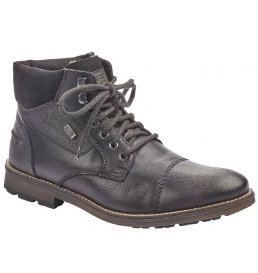 Men'S Shoes Shoesissime Winter Boots | Rieker F5514-00 Black