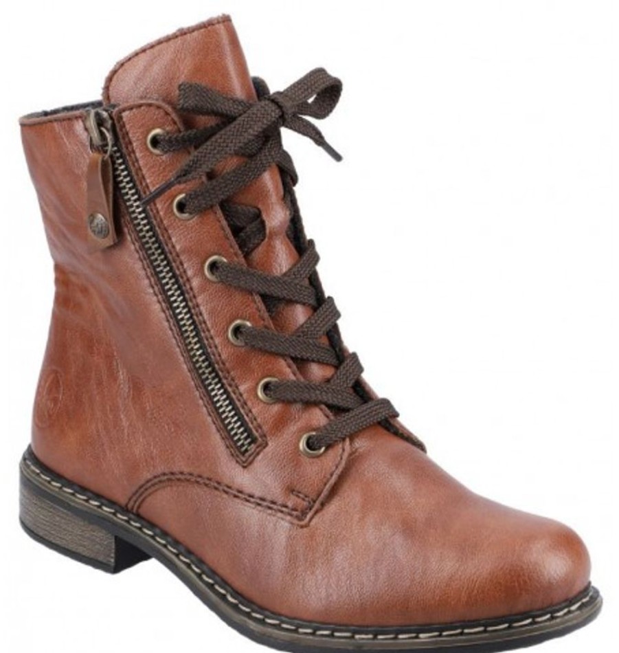 Women'S Shoes Shoesissime Fall Boots | Rieker 71204-22 Tan