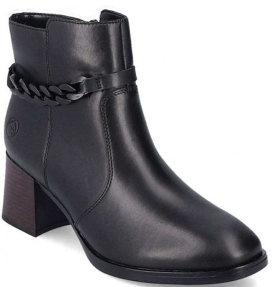 Women'S Shoes Shoesissime Fall Boots | Rieker - Remonte D0V73-01 Black