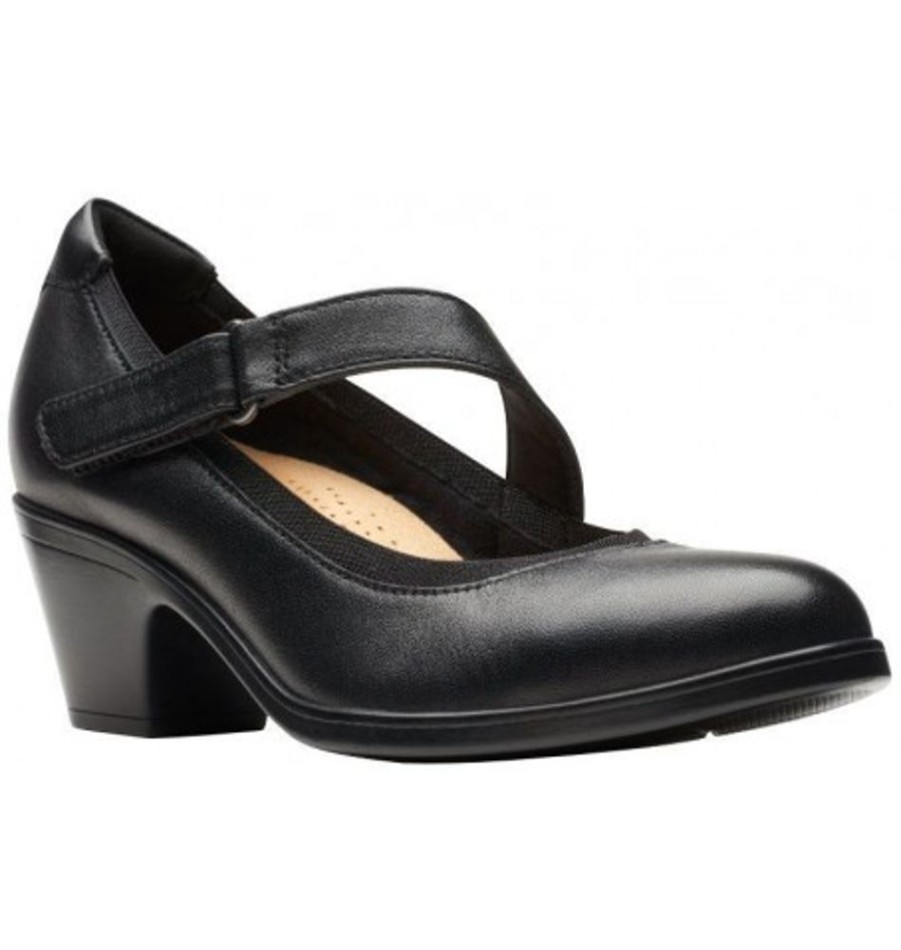 Women'S Shoes Shoesissime Shoes | Clarks Emily2 Mabel 26174082 Black