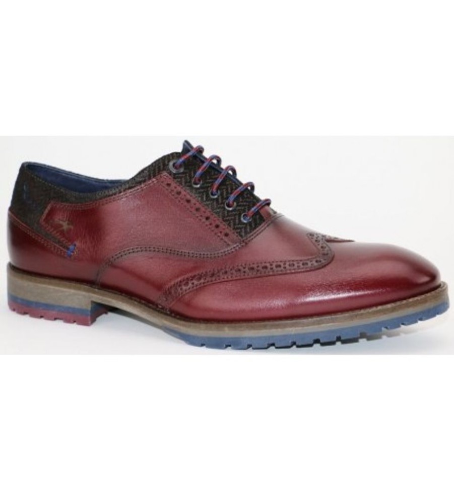 Men'S Shoes Shoesissime Dress Shoes With Laces | Dorking - Fluchos F0276 Burgundy