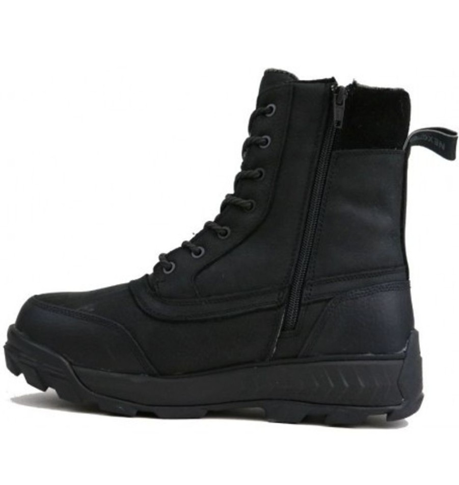 Men'S Shoes Shoesissime Winter Boots | Nexgrip Ice Mont-Blanc P0625 Black