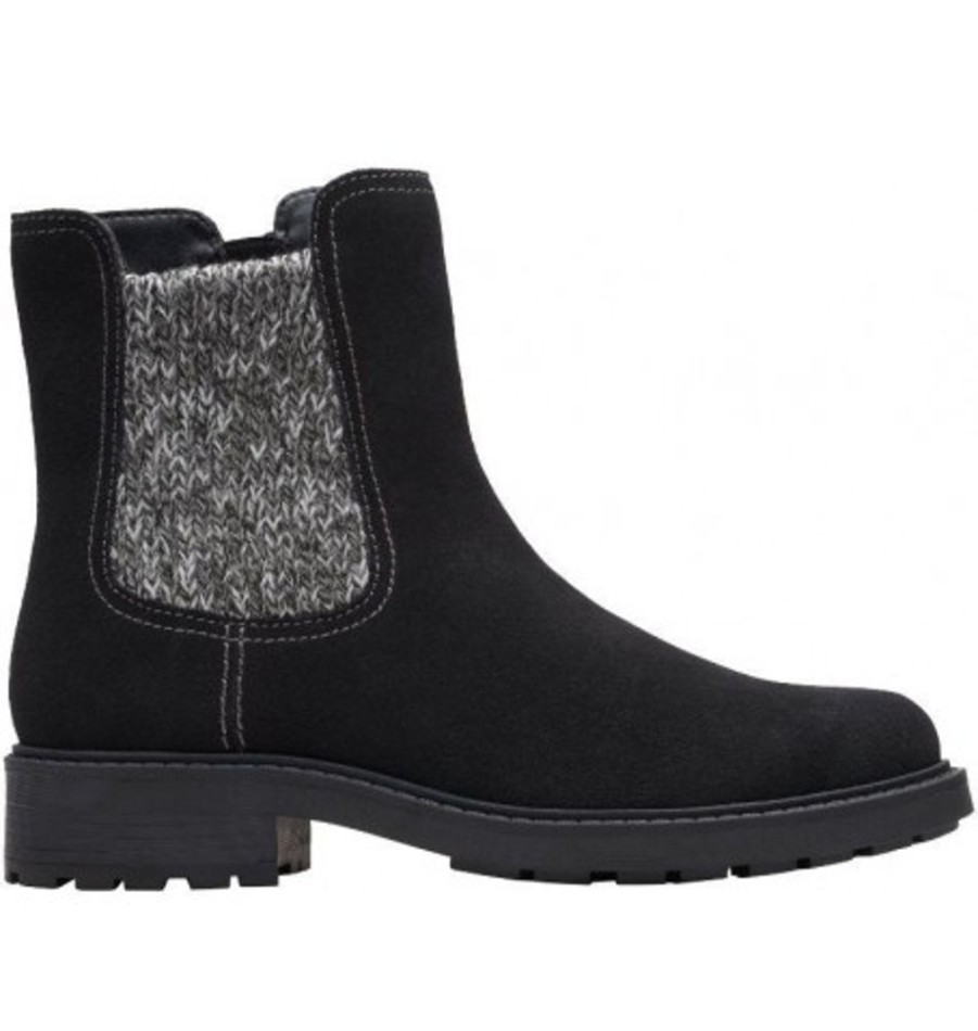 Women'S Shoes Shoesissime Fall Boots | Clarks Opal Sky 26167827 Black