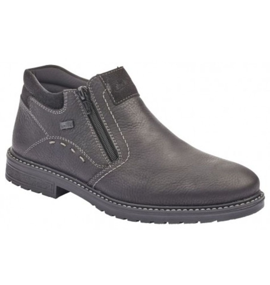 Men'S Shoes Shoesissime Winter Boots | Rieker B5392 Black