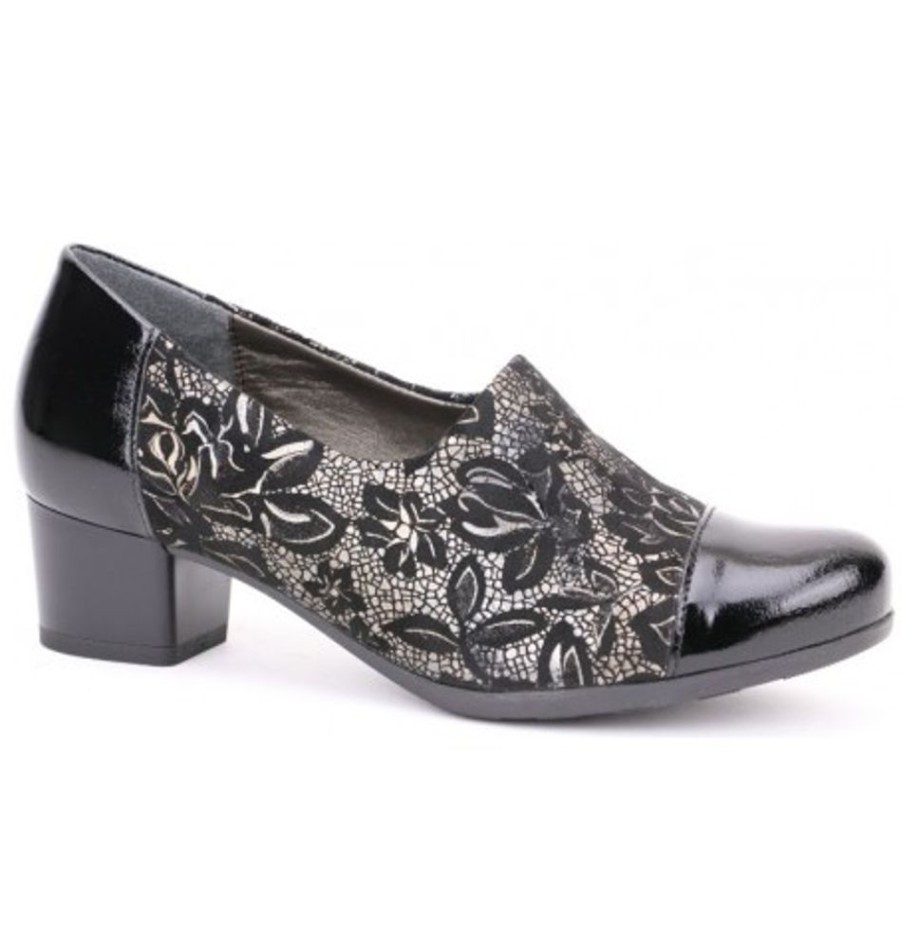 Women'S Shoes Shoesissime Shoes | Collections Bulle Neca H 8877 Black Varnish