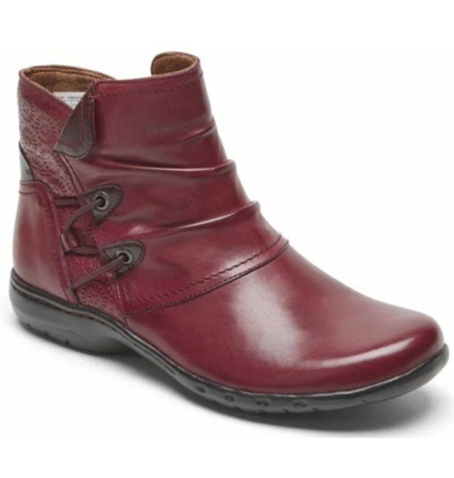 Women'S Shoes Shoesissime Fall Boots | Cobb Hill Ch Panfield Rush Bt Ci6906 Burgundy