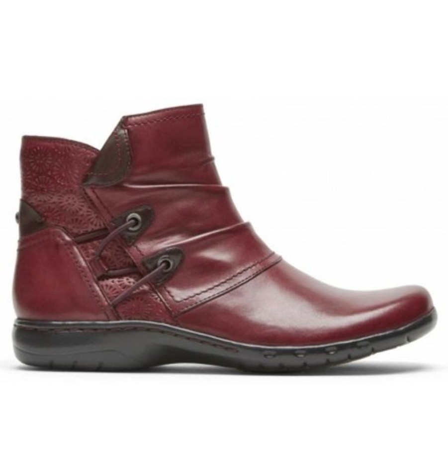 Women'S Shoes Shoesissime Fall Boots | Cobb Hill Ch Panfield Rush Bt Ci6906 Burgundy