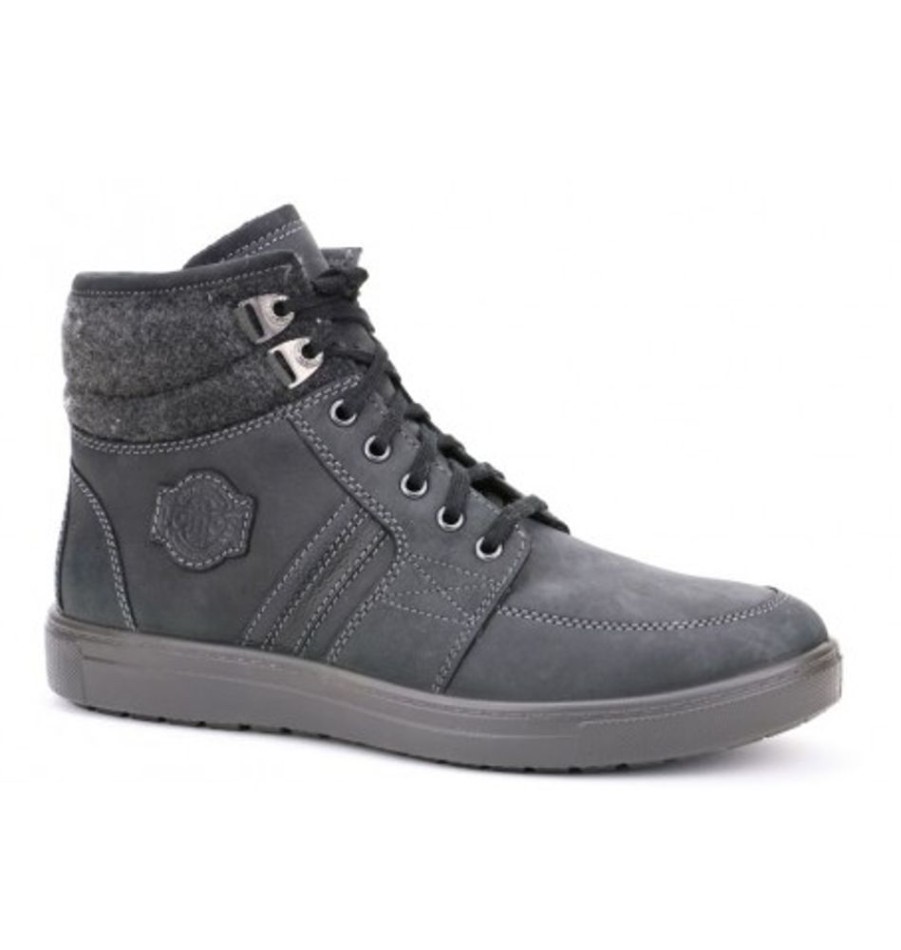 Men'S Shoes Shoesissime Winter Boots | Jomos 321702 Black