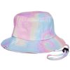 Accessories Shoesissime Girl | Headster Kids Tie Dye Bucket Hat Pink