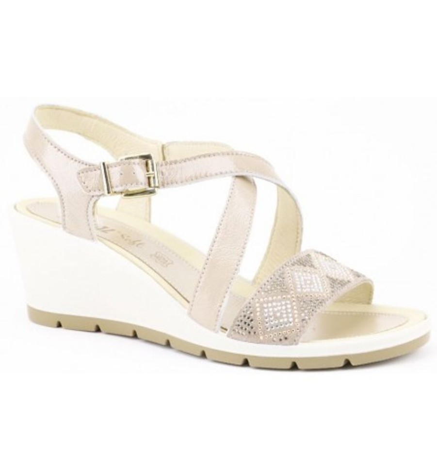 Women'S Shoes Shoesissime Sandals | Collections Bulle 12831 Beige