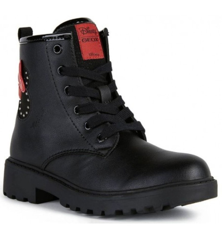 Kids Shoes Shoesissime Fall Boots | Geox Casey G.C J2620C Black