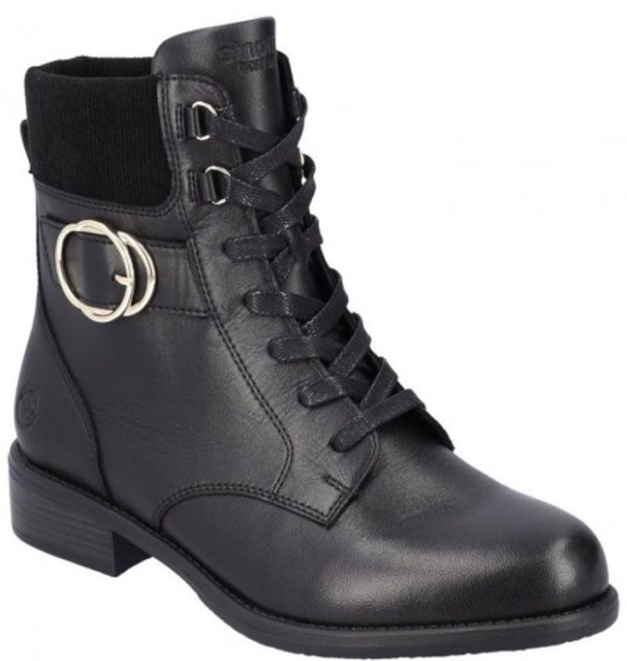 Women'S Shoes Shoesissime Fall Boots | Rieker - Remonte D0F76-01 Black