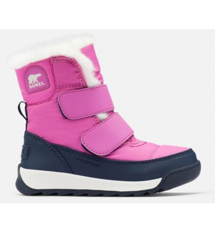 Kids Shoes Shoesissime Winter Boots | Sorel Whitney Ii Strap Wp 1920331 Pink