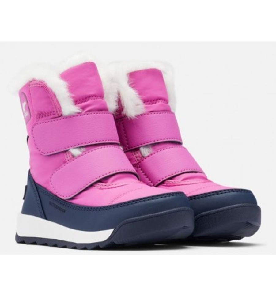 Kids Shoes Shoesissime Winter Boots | Sorel Whitney Ii Strap Wp 1920331 Pink