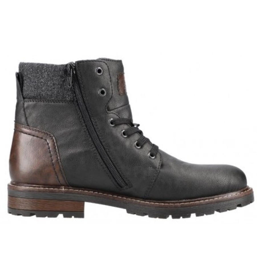 Men'S Shoes Shoesissime Winter Boots | Rieker 32031-01 Black