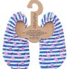 Kids Shoes Shoesissime Sandals | Slipstop Stripe Jr Flamingo 110185 Blue