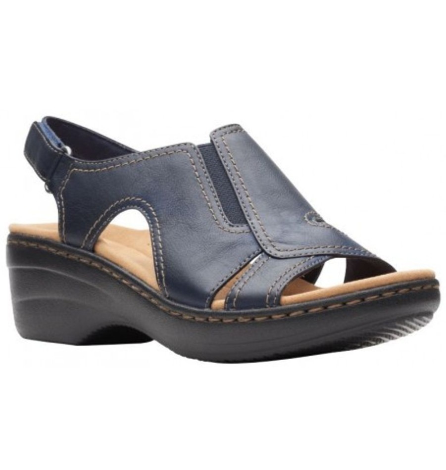 Women'S Shoes Shoesissime Sandals | Clarks Merliah Style 26165351 Blue