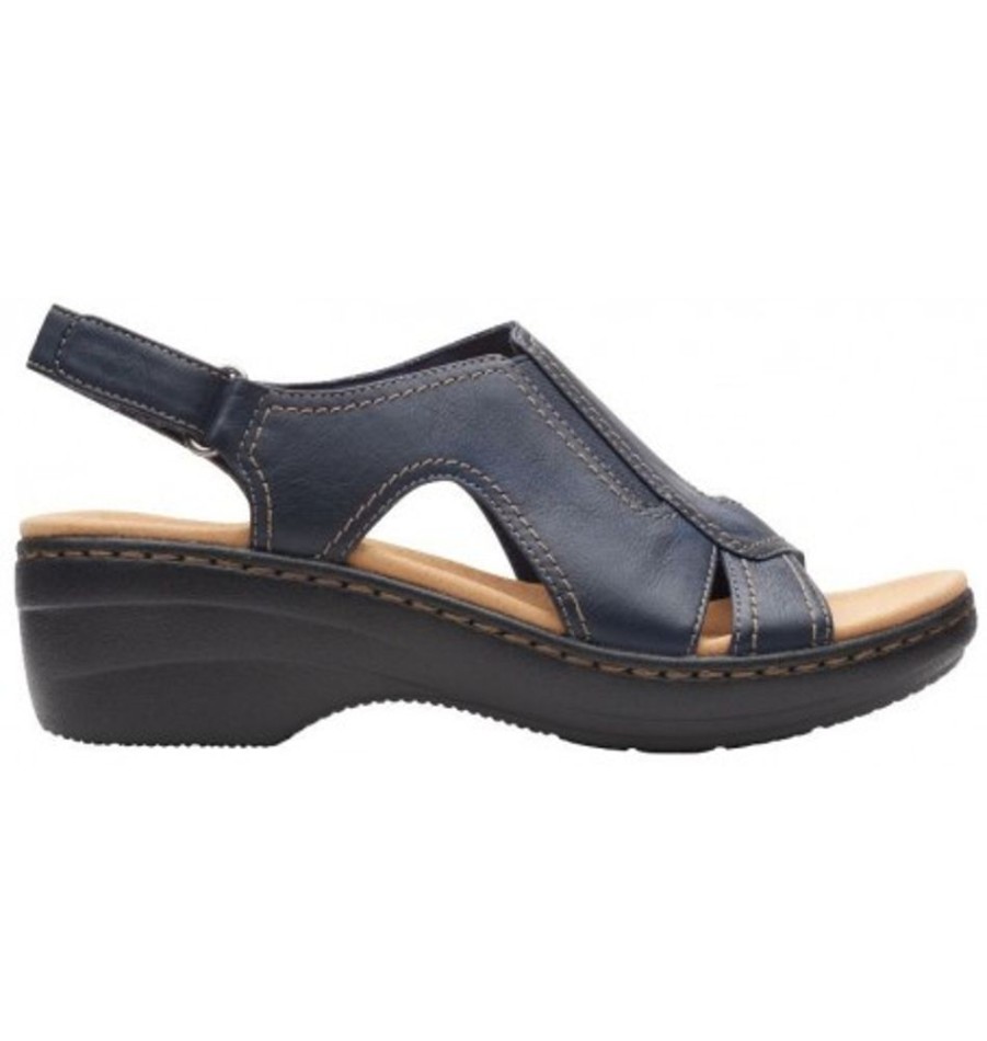 Women'S Shoes Shoesissime Sandals | Clarks Merliah Style 26165351 Blue