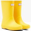 Kids Shoes Shoesissime Rain Boots | Hunter Kids First Classic Gloss Kft5094 Yellow Orange