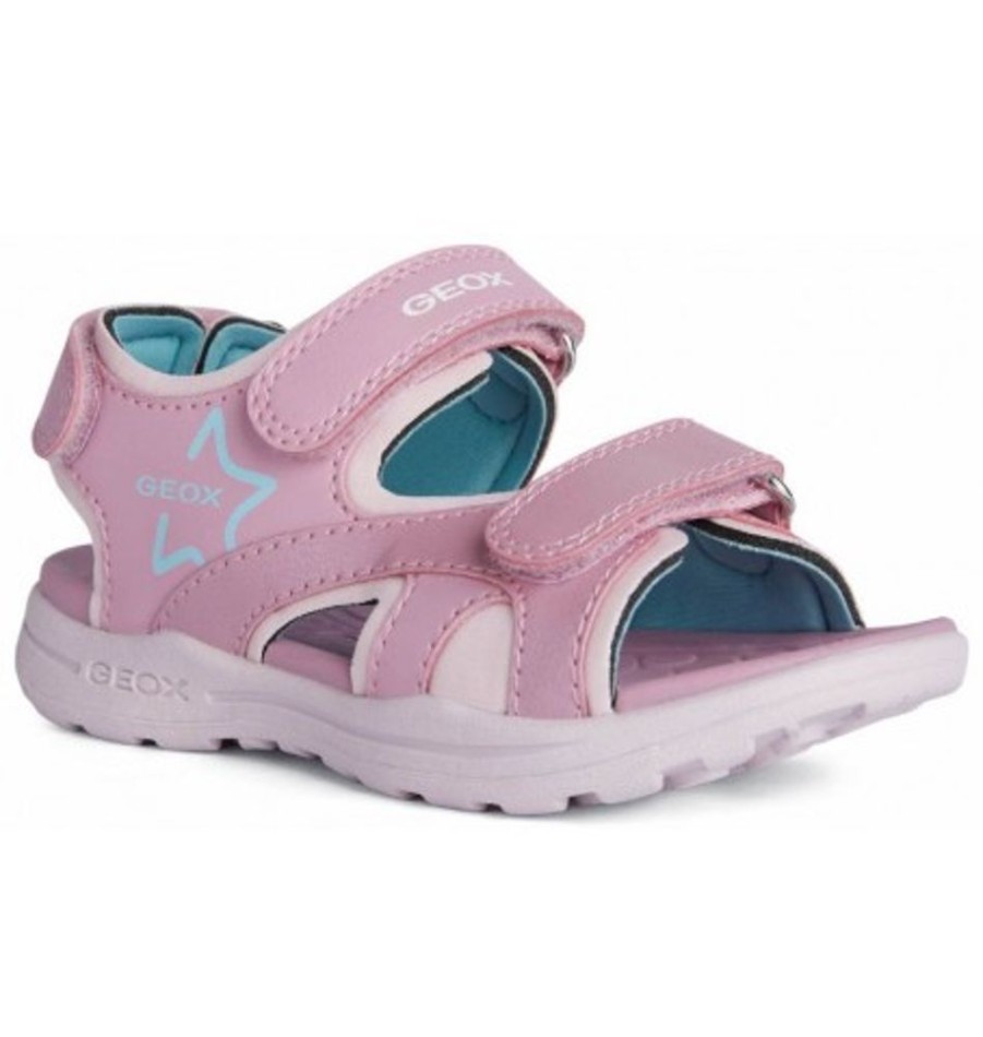 Kids Shoes Shoesissime Sandals | Geox Vaniett G.A J256Aa Pink