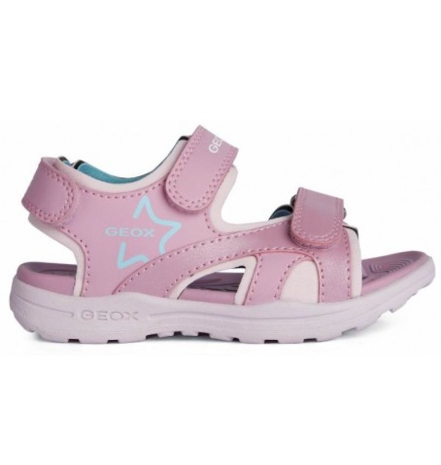 Kids Shoes Shoesissime Sandals | Geox Vaniett G.A J256Aa Pink