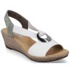 Women'S Shoes Shoesissime Sandals | Rieker 624H6-80 White