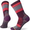 Accessories Shoesissime Women'S | Smartwool Hike Full Cushion Saturnsphere Crew Burgundy