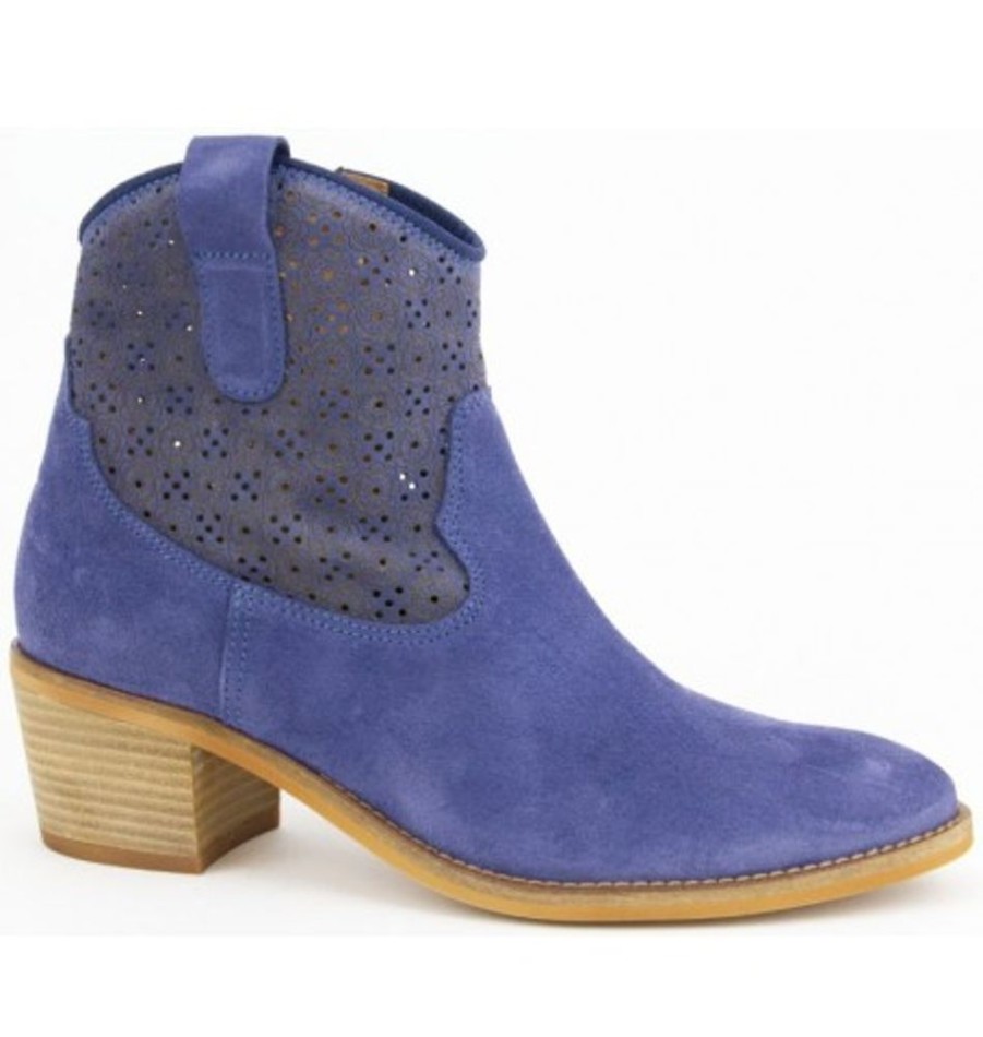 Women'S Shoes Shoesissime Fall Boots | Collections Bulle 830 Blue