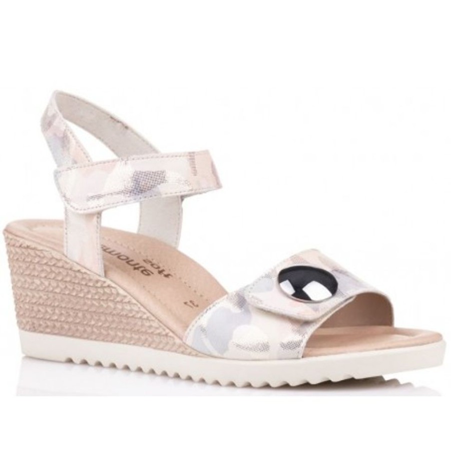 Women'S Shoes Shoesissime Sandals | Rieker - Remonte D3464 Beige