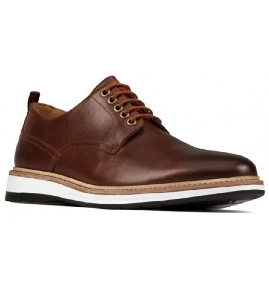 Men'S Shoes Shoesissime Dress Shoes With Laces | Clarks Chartry Walk 26155070 Brown