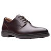 Men'S Shoes Shoesissime Dress Shoes With Laces | Clarks Un Tailor Tie 26146236 Burgundy