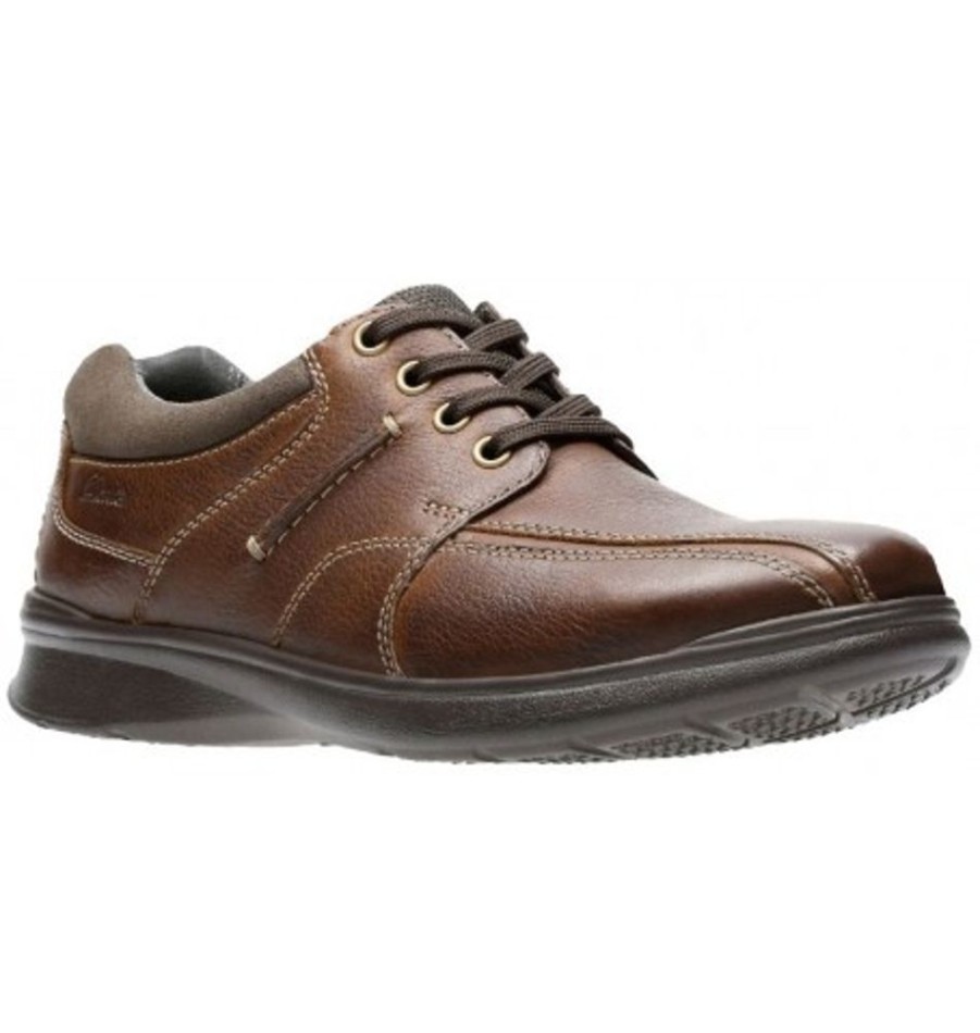 Men'S Shoes Shoesissime Casual Shoes | Clarks Cotrell Walk 26119616 Brown