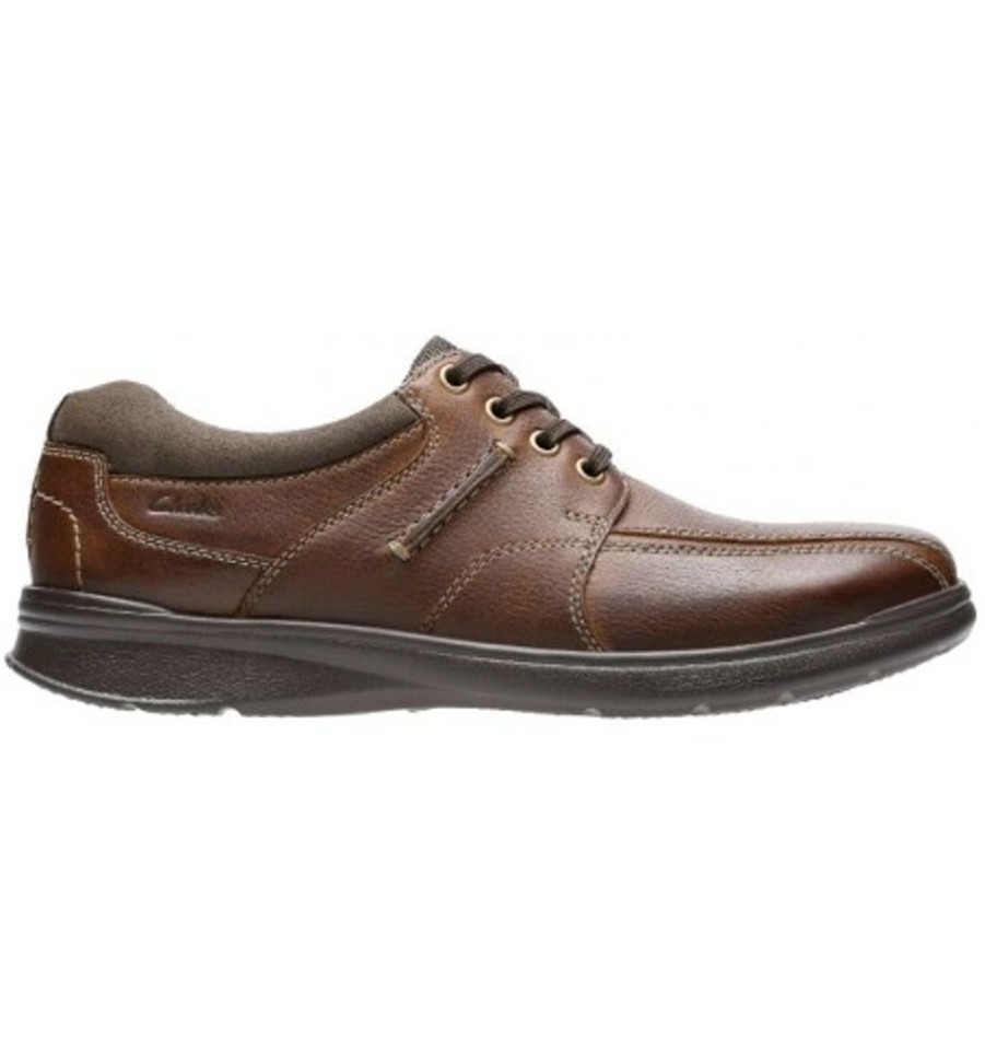 Men'S Shoes Shoesissime Casual Shoes | Clarks Cotrell Walk 26119616 Brown