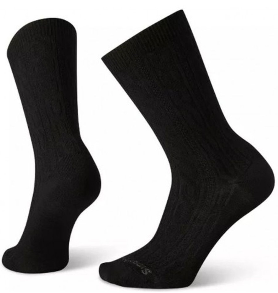 Accessories Shoesissime Women'S | Smartwool Everyday Cable Crew Black