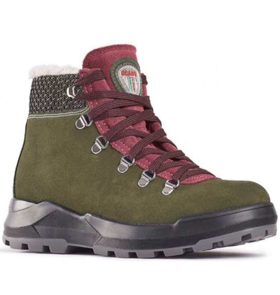 Women'S Shoes Shoesissime Winter Boots | Olang Parigi 2 Green Khaki