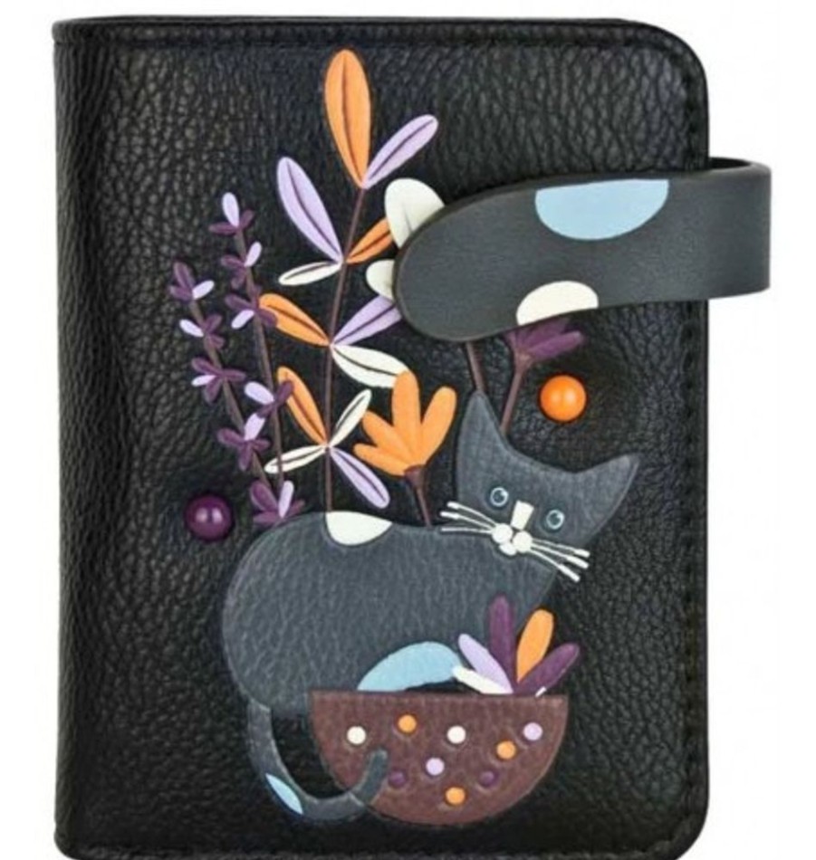 Accessories Shoesissime Wallets | Espe Willow Small Wallet Black