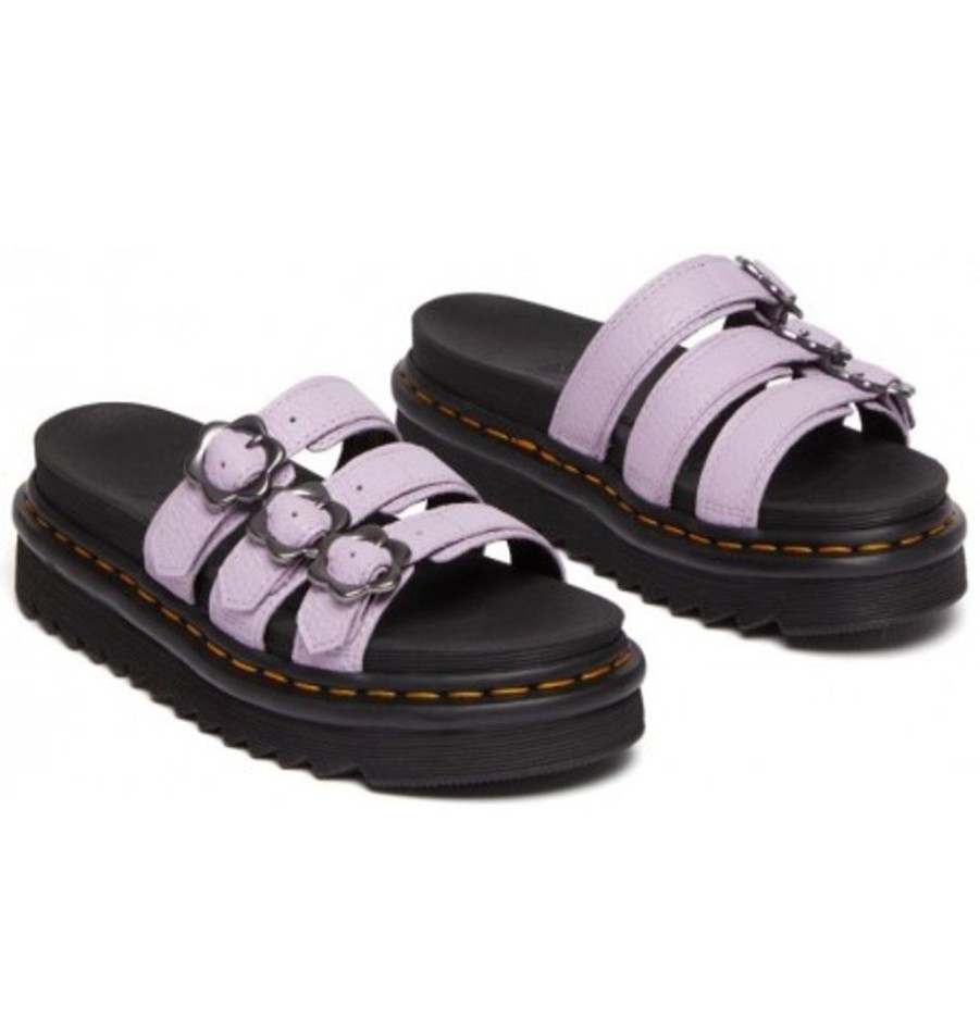 Women'S Shoes Shoesissime Sandals | Dr. Martens Blaire Slide 30710308 Purple