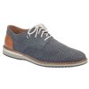 Men'S Shoes Shoesissime Dress Shoes With Laces | Rieker 16815 Blue