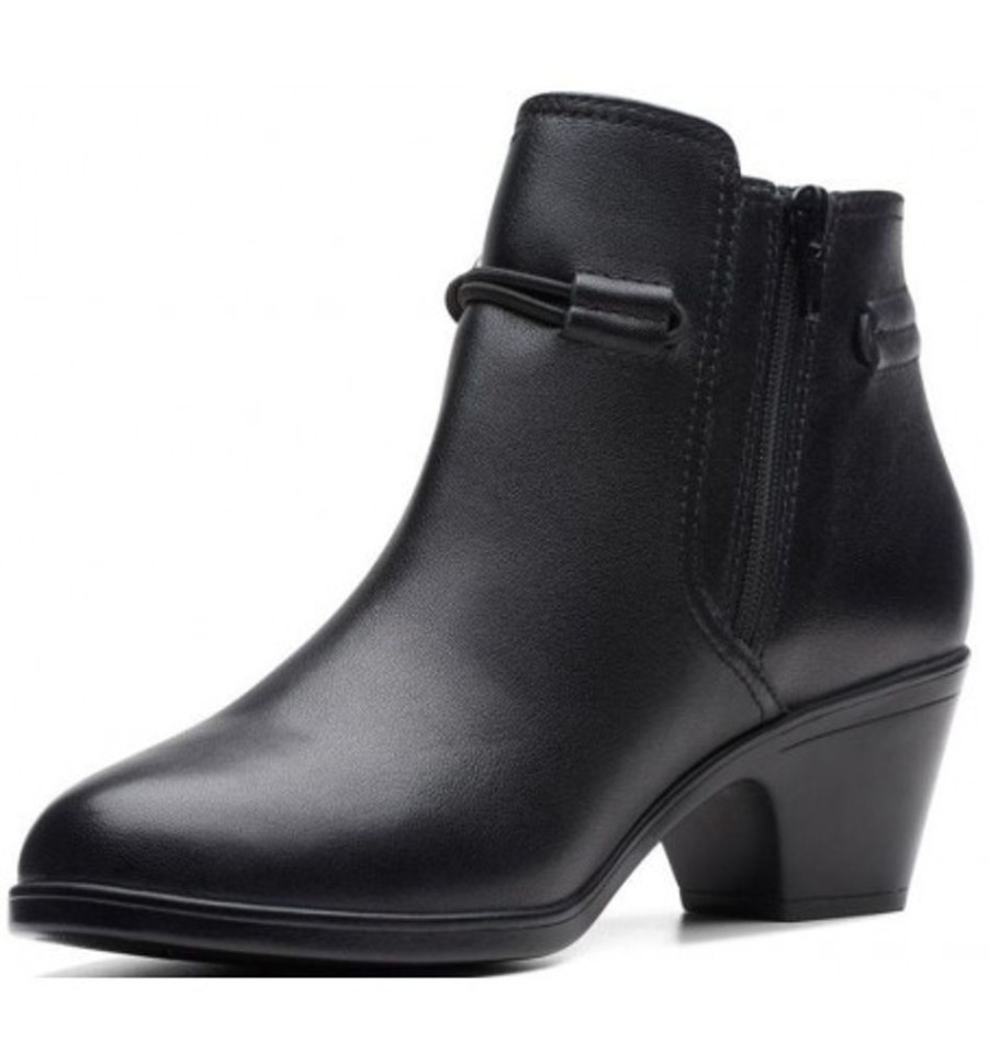 Women'S Shoes Shoesissime Fall Boots | Clarks Emily2 Kaylie 26174079 Black