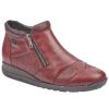 Women'S Shoes Shoesissime Winter Boots | Rieker 44281-35 Burgundy