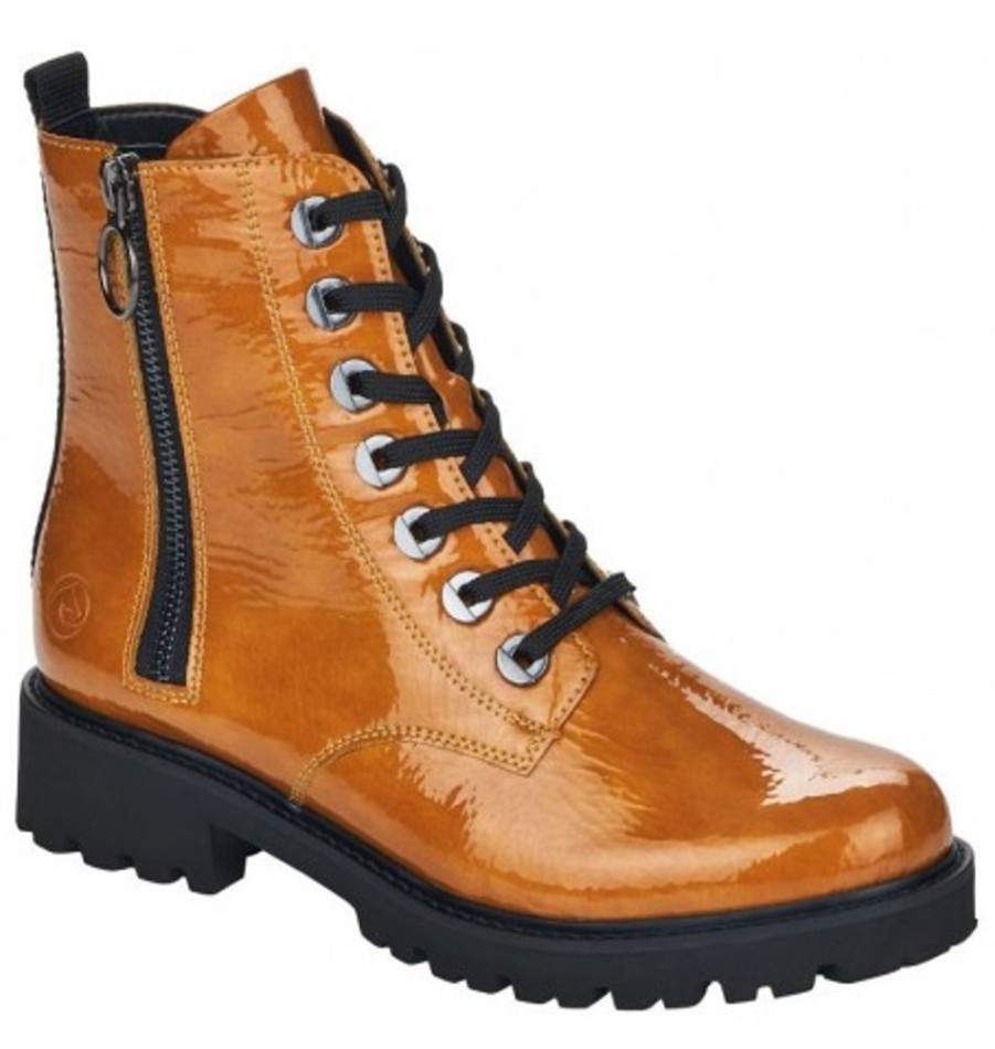 Women'S Shoes Shoesissime Fall Boots | Rieker - Remonte D8671-68 Yellow Orange