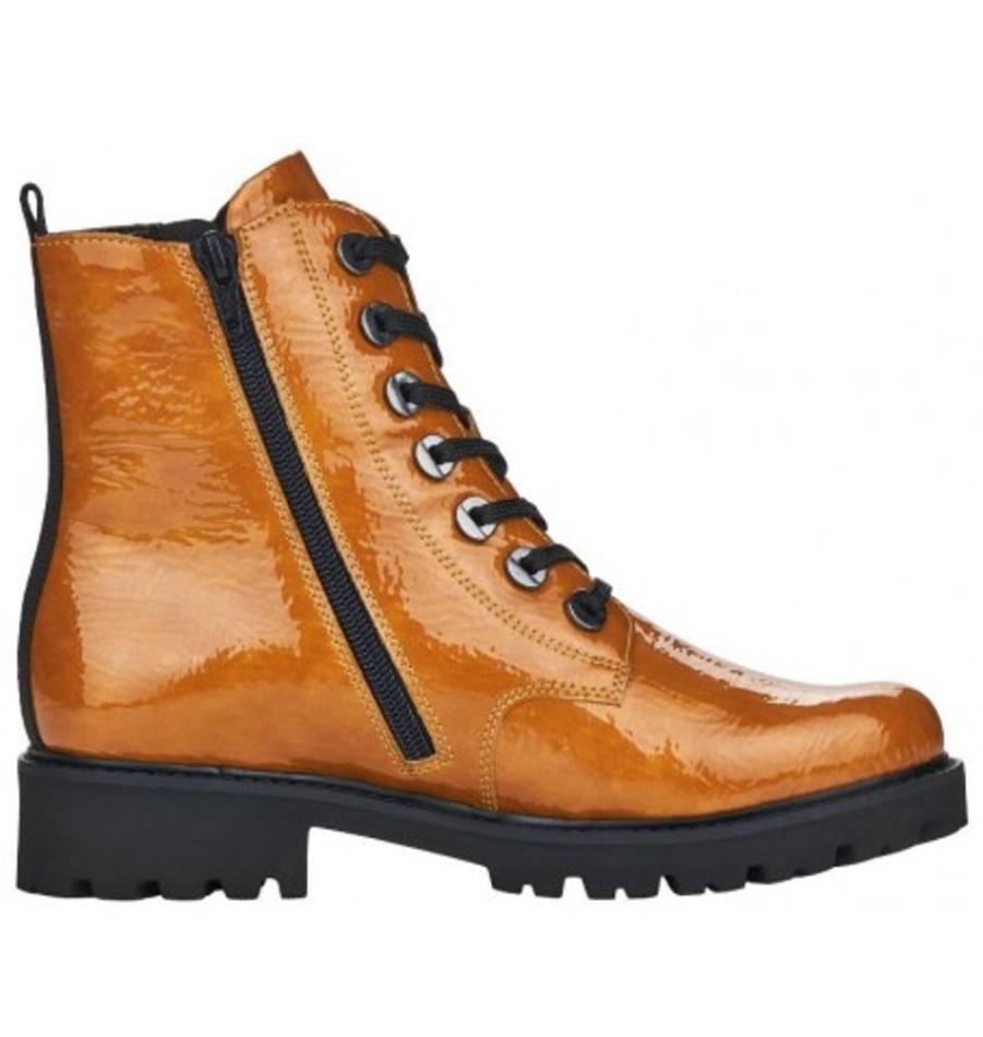 Women'S Shoes Shoesissime Fall Boots | Rieker - Remonte D8671-68 Yellow Orange