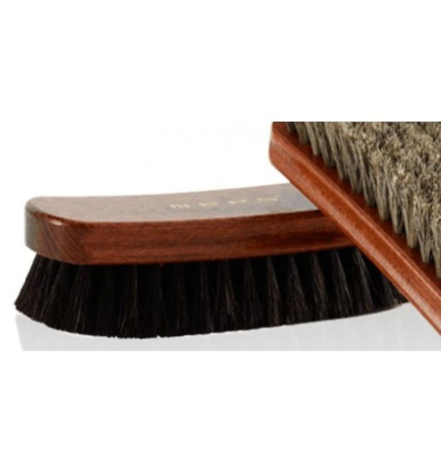 Accessories Shoesissime Shoe Care | Vega Deluxe Polish Brush Black