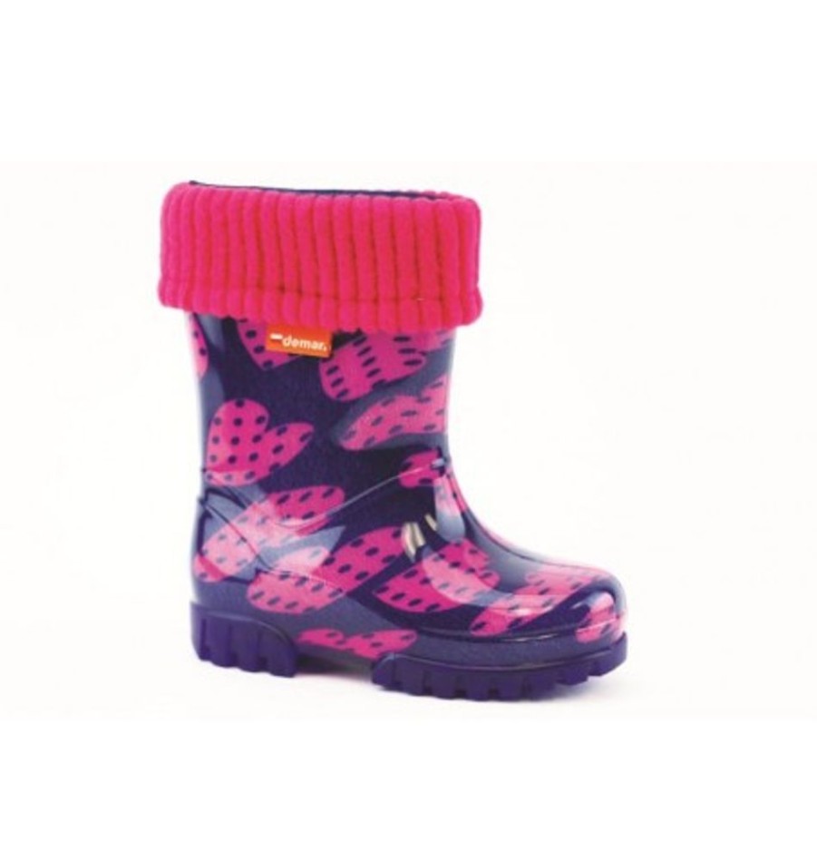 Kids Shoes Shoesissime Rain Boots | Demar Twister Lux Print V Pink